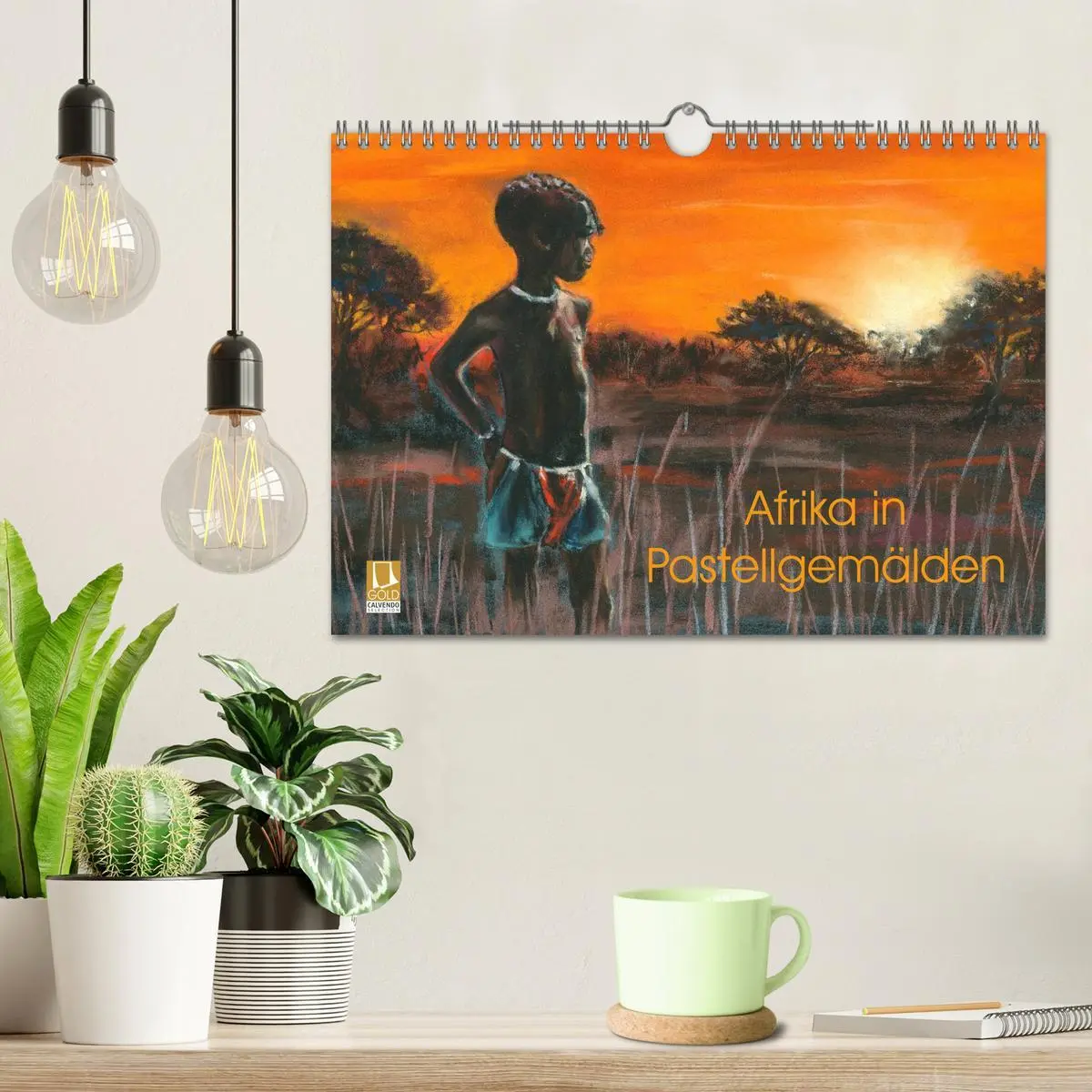 Bild: 9783457968048 | Afrika in Pastellgemälden (Wandkalender 2026 DIN A4 quer), CALVENDO...