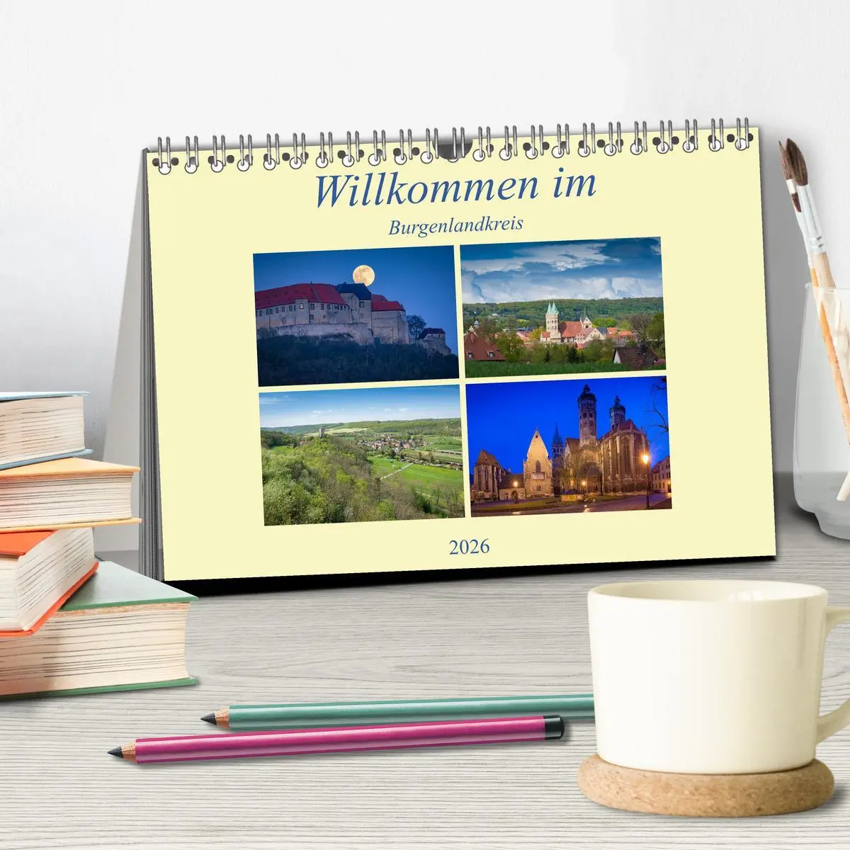 Bild: 9783516058048 | Willkommen im Burgenlandkreis (Tischkalender 2026 DIN A5 quer),...
