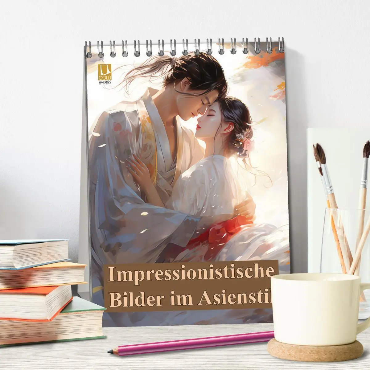 Bild: 9783516298048 | Impressionistische Bilder im Asienstil (Tischkalender 2026 DIN A5...