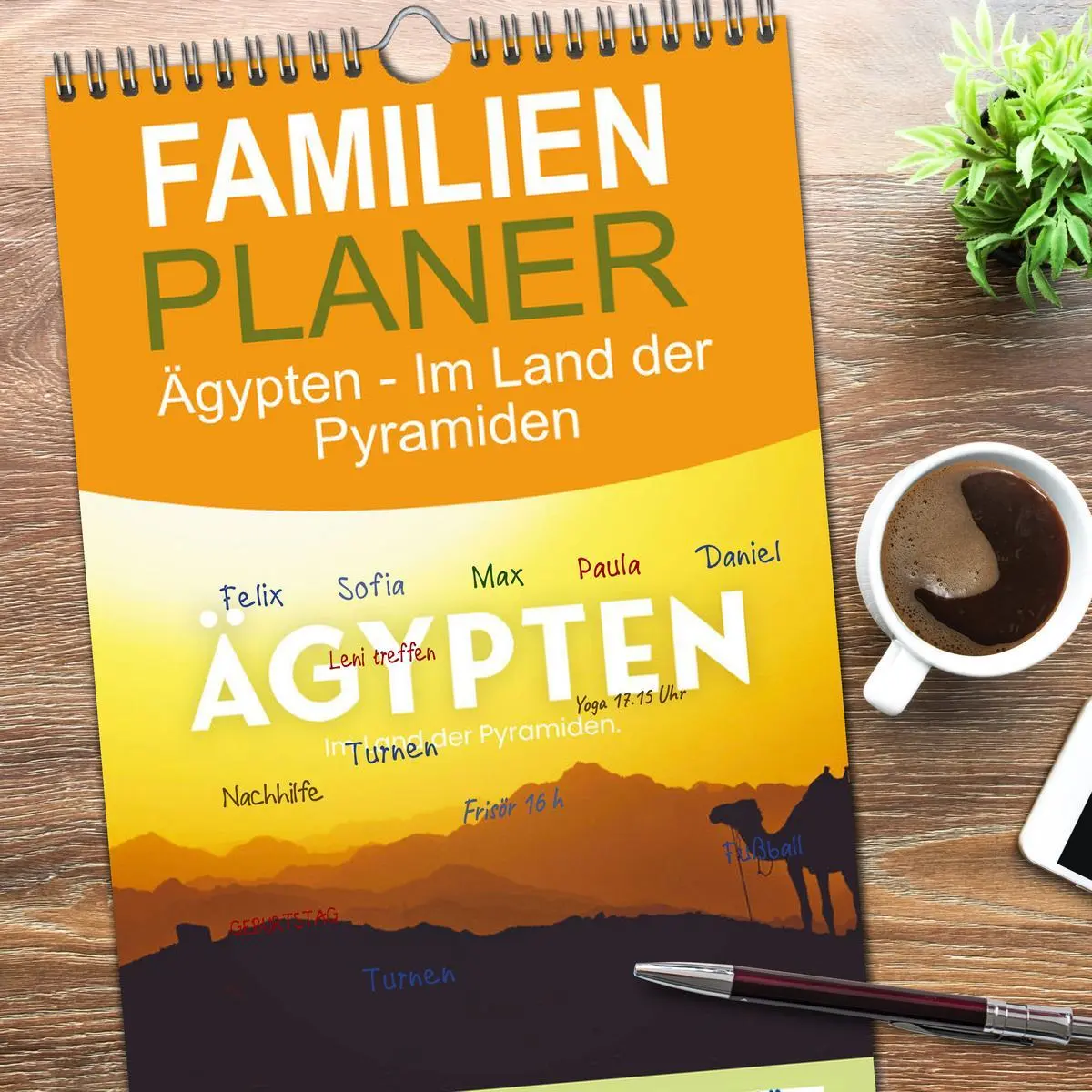 Bild: 9783516508048 | Familienplaner 2026 - Ägypten - Im Land der Pyramiden mit 5 Spalten...
