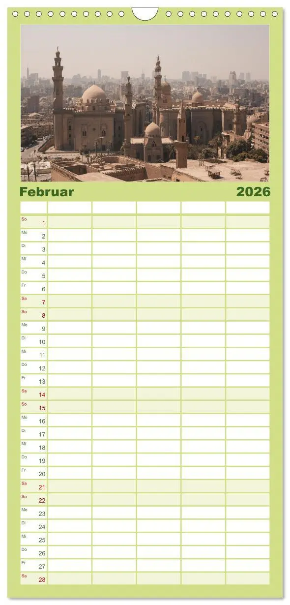 Bild: 9783516508048 | Familienplaner 2026 - Ägypten - Im Land der Pyramiden mit 5 Spalten...