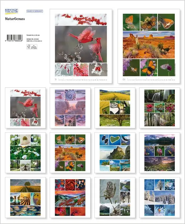 Bild: 9783731888048 | NaturGenuss 2026 | Verlag Korsch | Kalender | Spiralbindung | 14 S.