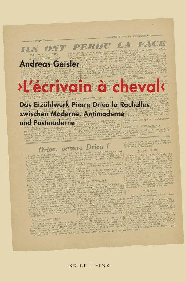 Cover: 9783770568048 | 'L'écrivain à cheval' | Andreas Geisler | Buch | XVI | Deutsch | 2023