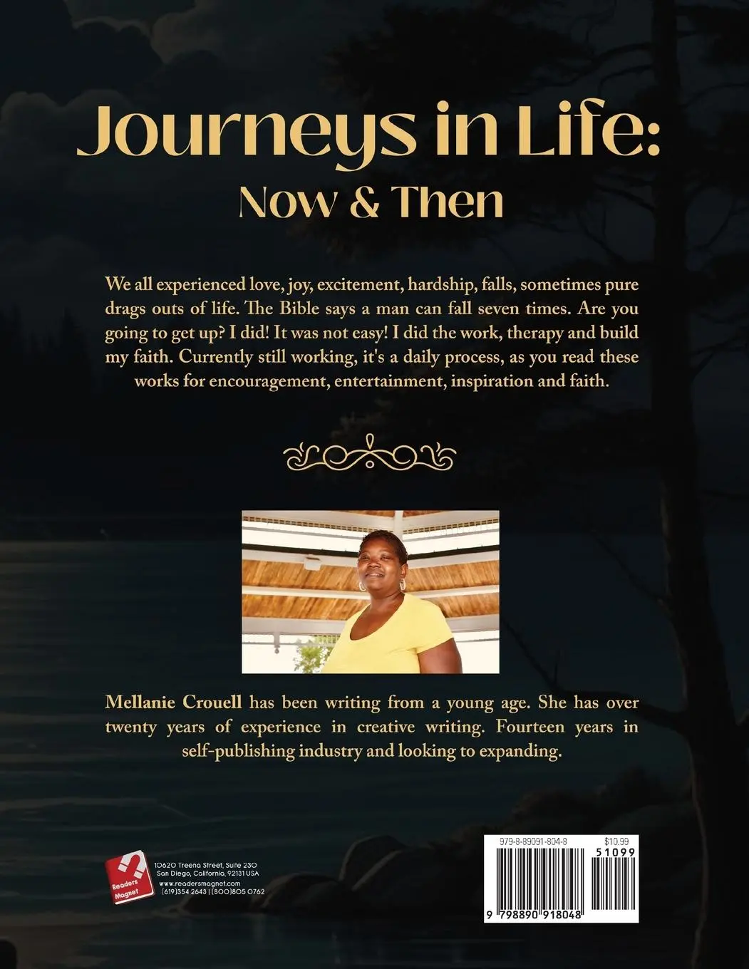 Rückseite: 9798890918048 | Journeys in Life | Now and Then | Mellanie Crouell | Taschenbuch