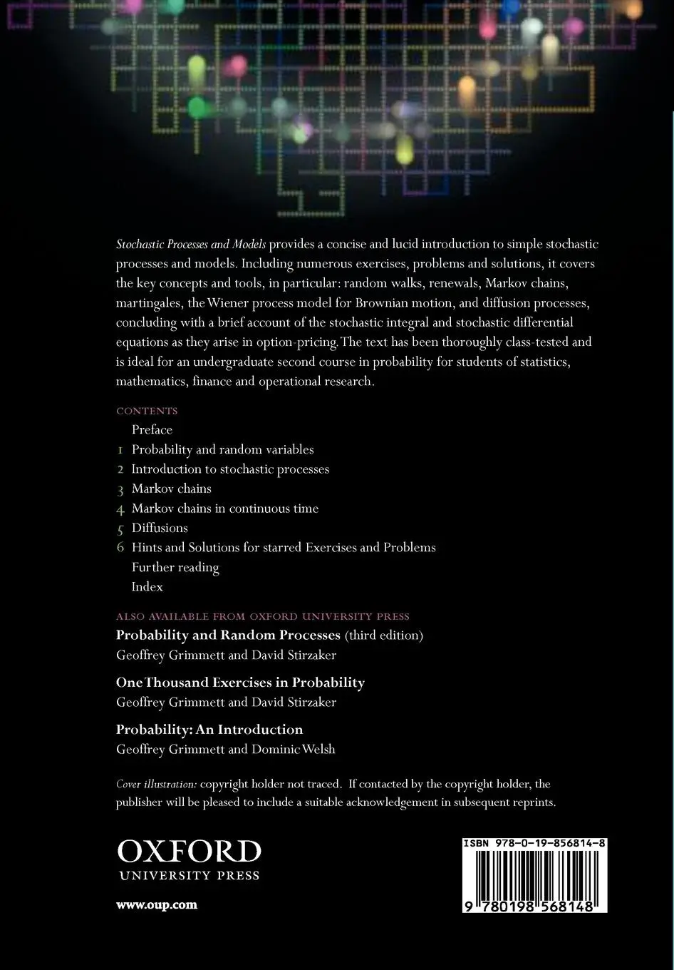 Rückseite: 9780198568148 | Stochastic Processes and Models | David Stirzaker | Taschenbuch | 2005