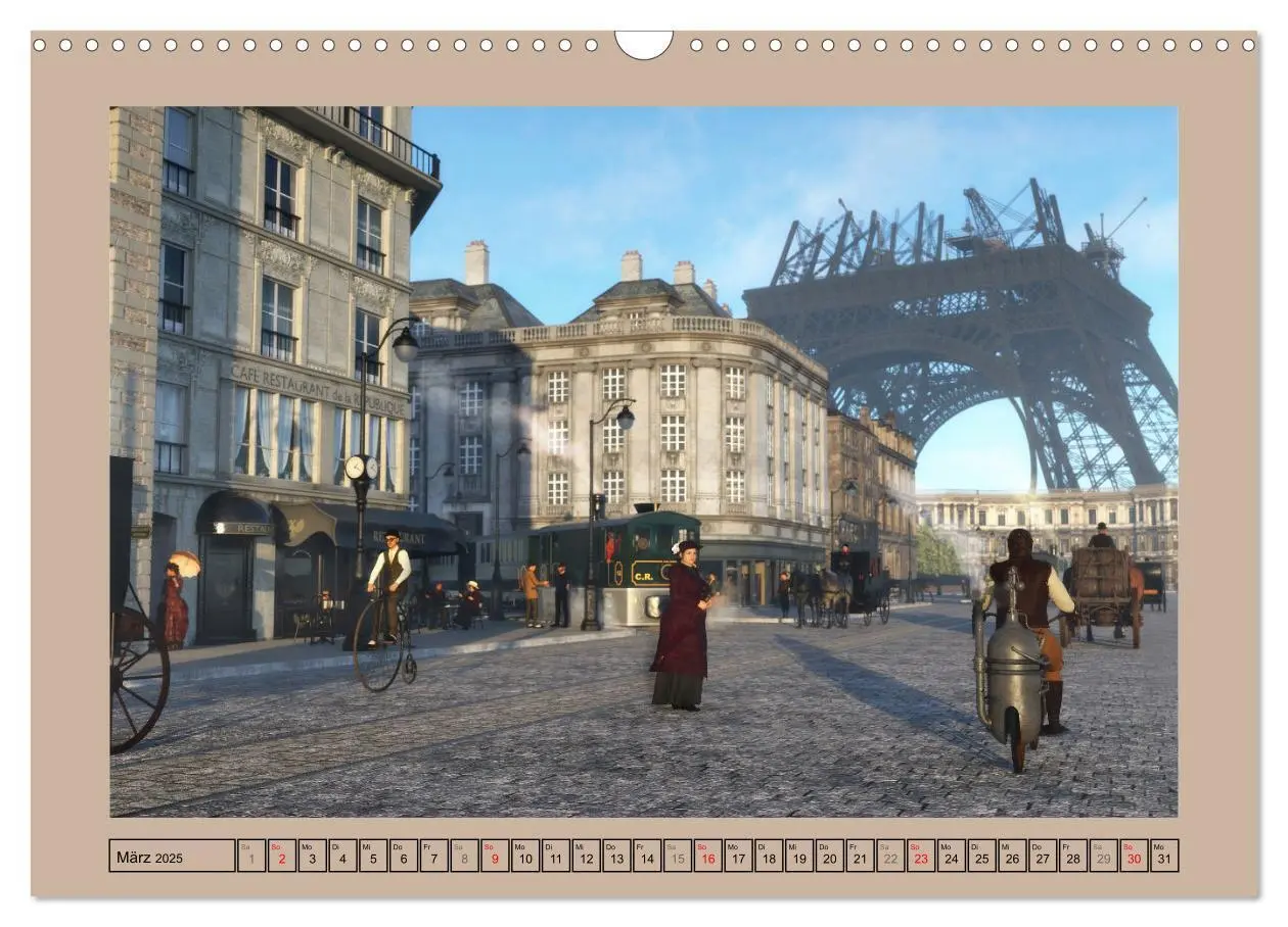 Bild: 9783383918148 | Steampunk Ferien (Wandkalender 2025 DIN A3 quer), CALVENDO...