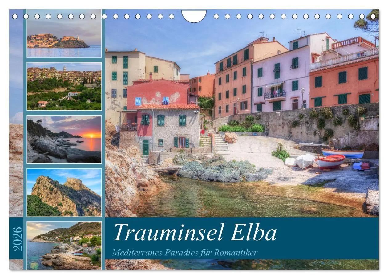 Cover: 9783457578148 | Trauminsel Elba: Mediterranes Paradies für Romantiker (Wandkalender...