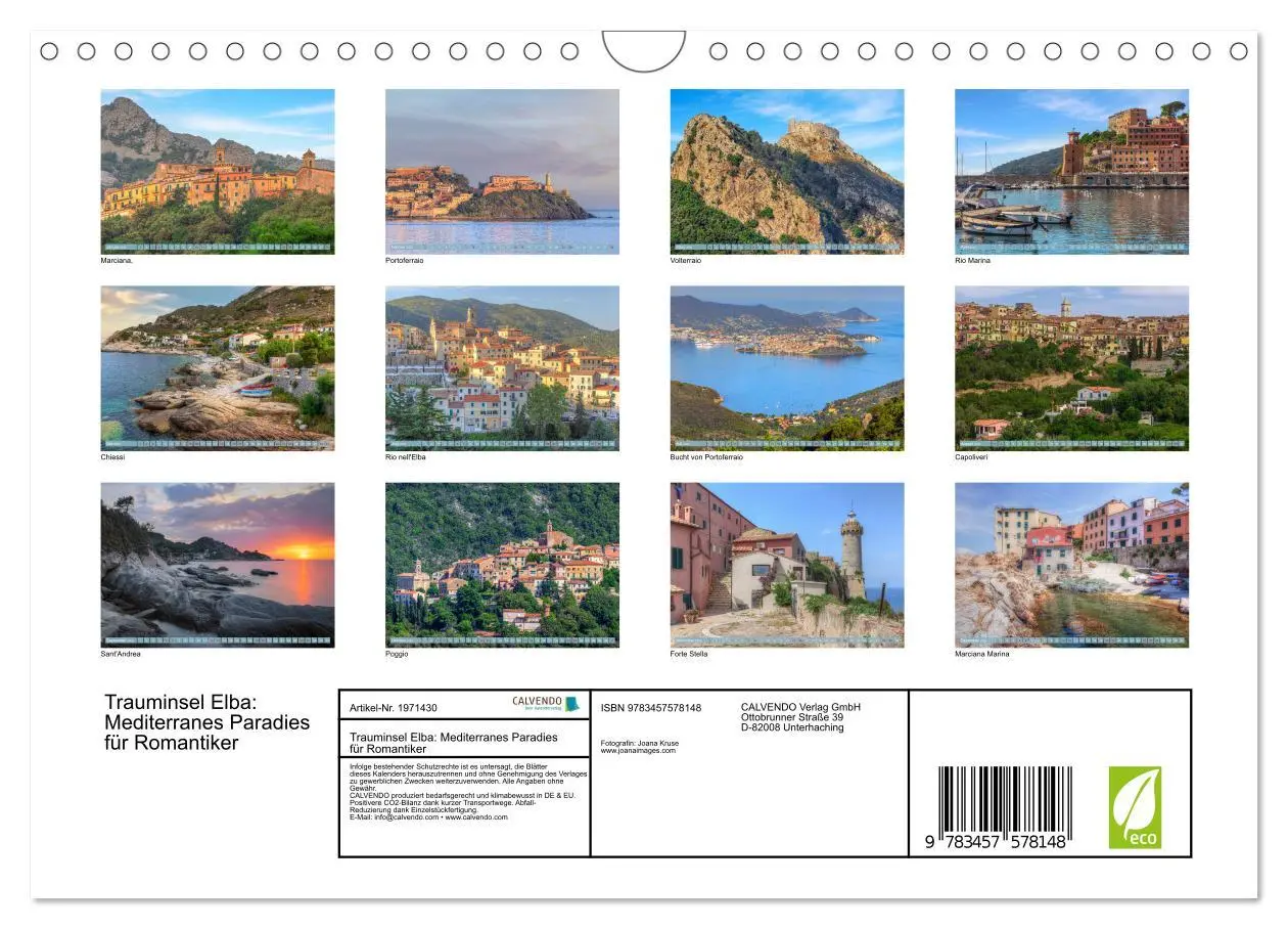 Bild: 9783457578148 | Trauminsel Elba: Mediterranes Paradies für Romantiker (Wandkalender...