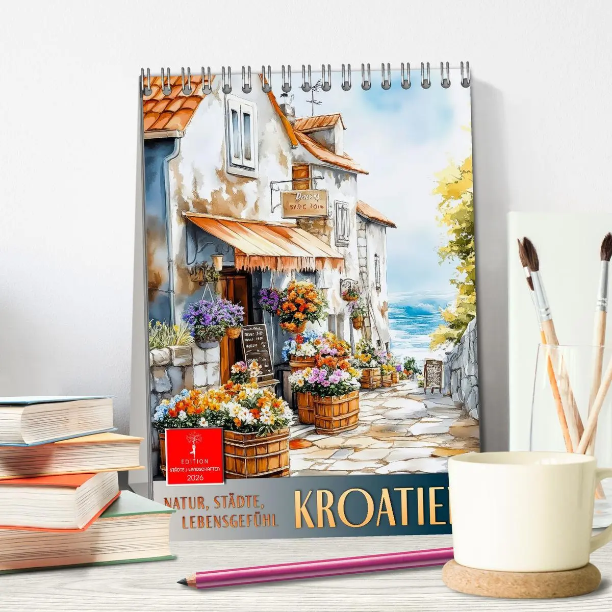 Bild: 9783457648148 | Kroatien - Natur, Städte, Lebensgefühl (Tischkalender 2026 DIN A5...