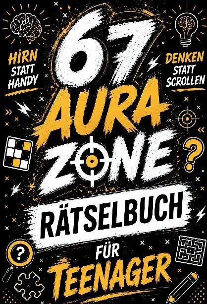 Cover: 9783692968148 | 67 Rätselbuch für Teenager. Hirn statt Handy: AURA ZONE: Geniale...