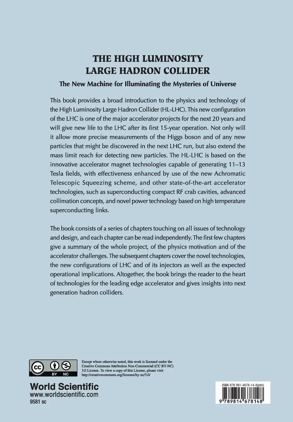 Rückseite: 9789814678148 | HIGH LUMINOSITY LARGE HADRON COLLIDER, THE | Bruning | Taschenbuch