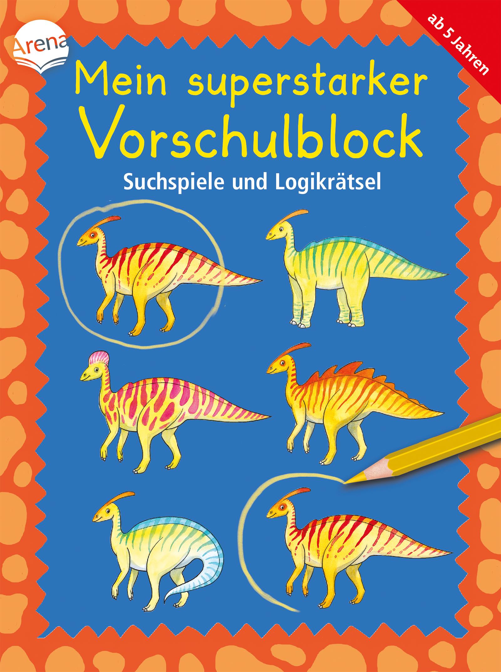 Cover: 9783401718248 | Mein superstarker Vorschulblock. Suchspiele und Logikrätsel | Merle