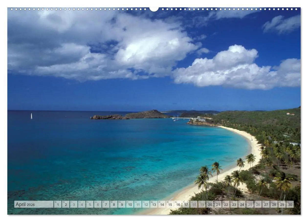 Bild: 9783516108248 | Trauminseln Karibik Christian Heeb (Wandkalender 2026 DIN A2 quer),...