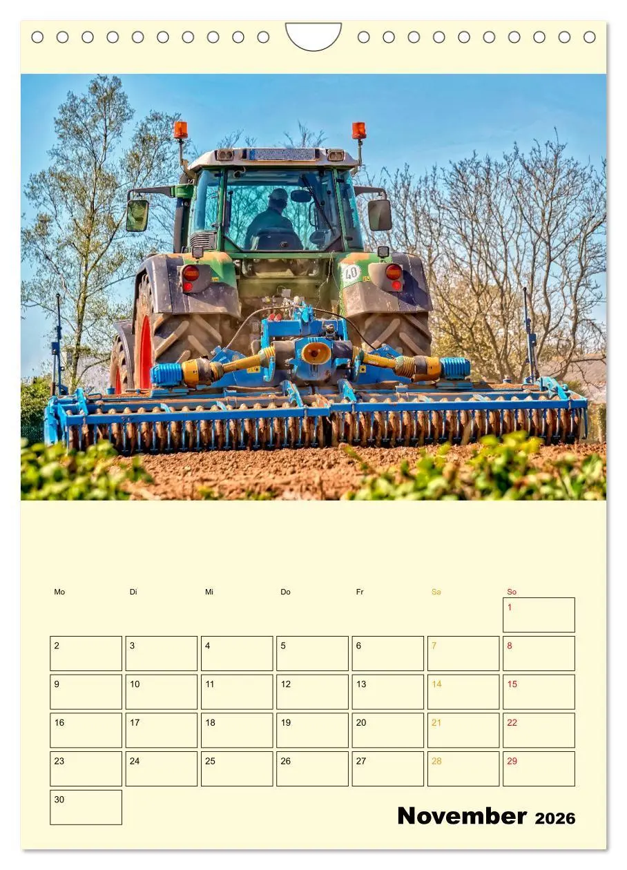 Bild: 9783516348248 | Traktor Giganten (Wandkalender 2026 DIN A4 hoch), CALVENDO...