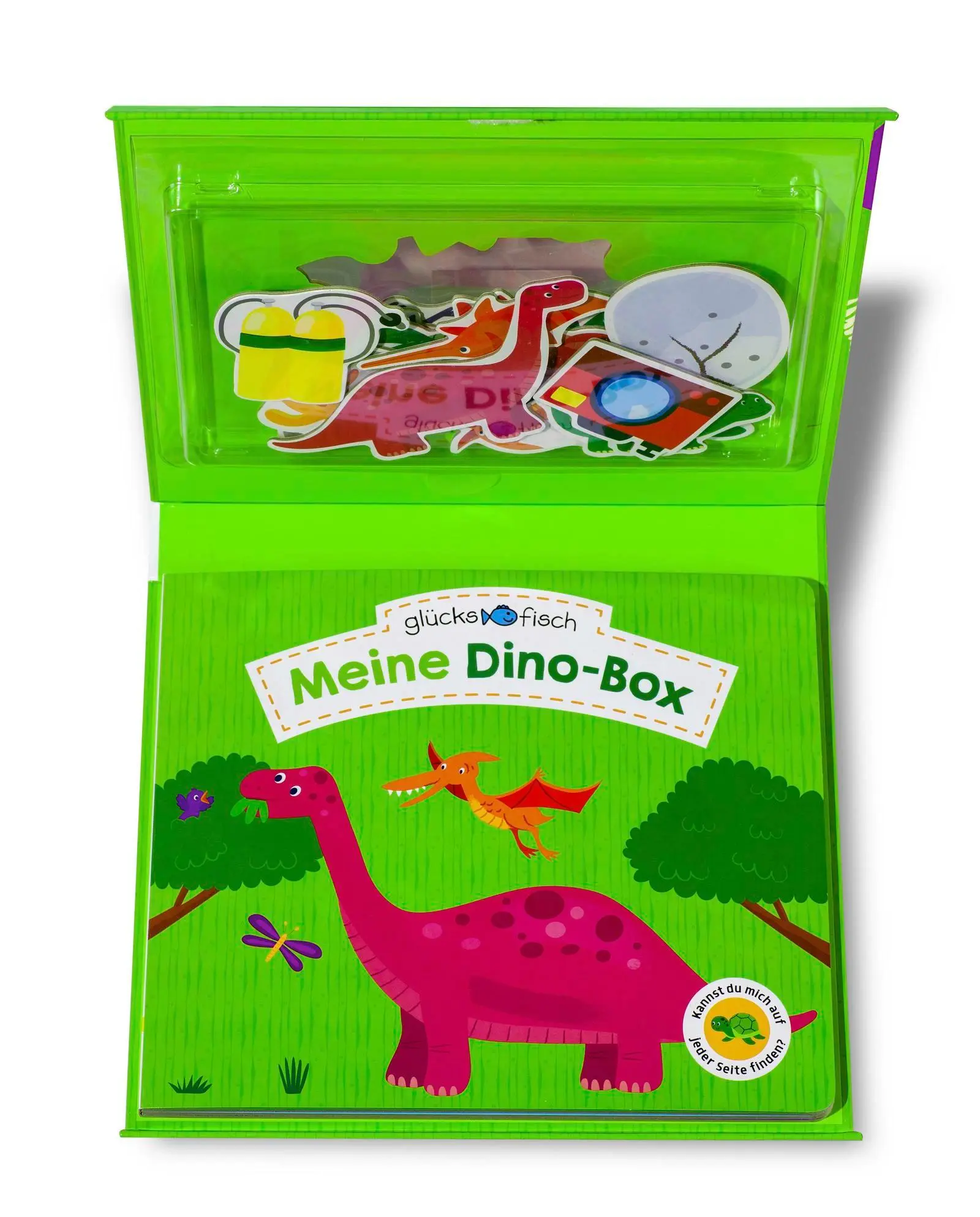 Bild: 9783737358248 | Glücksfisch: Meine Dino-Box | Vorlesen - Puzzlen - Spielen | Chapman