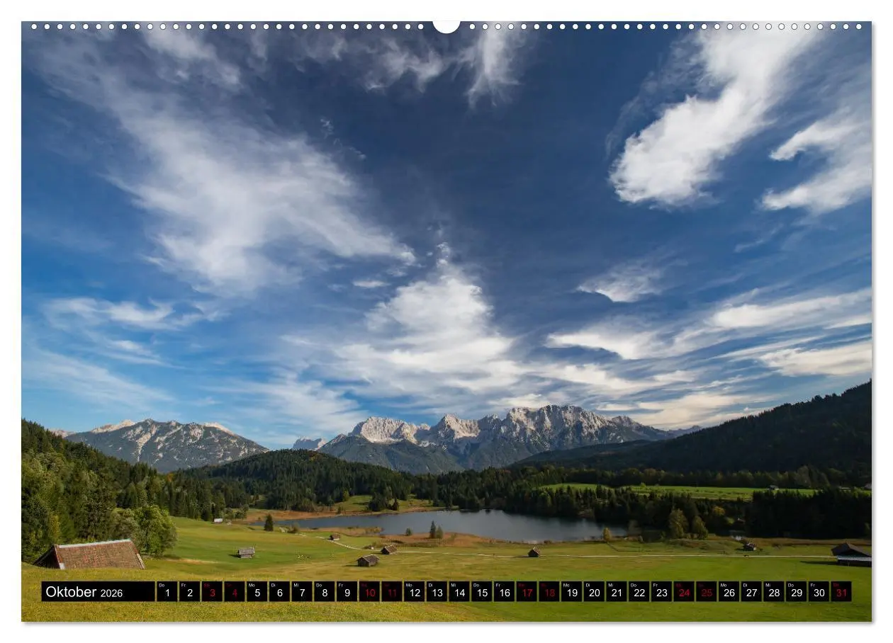 Bild: 9783457488348 | Seen im Werdenfelser Land (Wandkalender 2026 DIN A2 quer), CALVENDO...