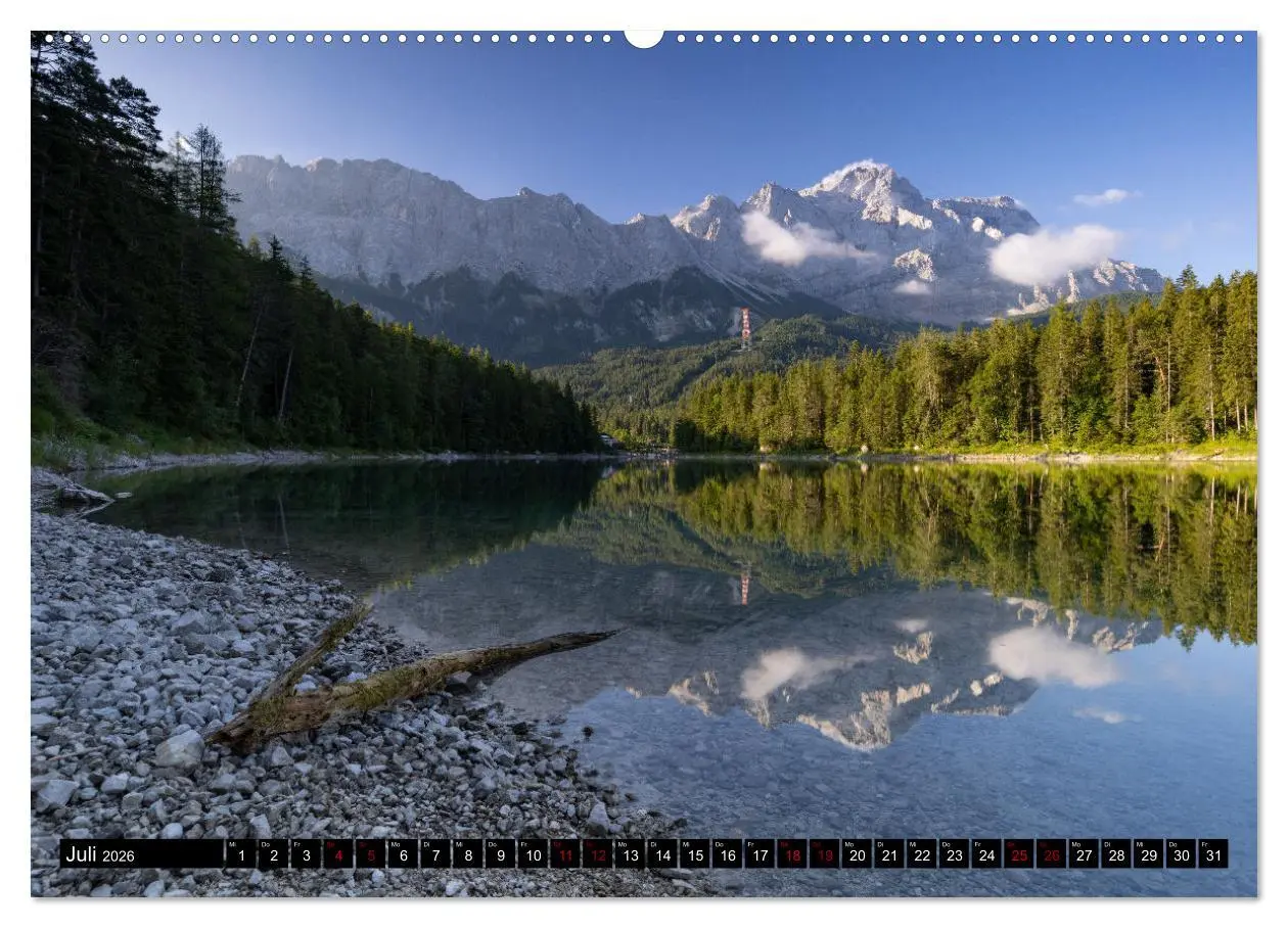 Bild: 9783457488348 | Seen im Werdenfelser Land (Wandkalender 2026 DIN A2 quer), CALVENDO...