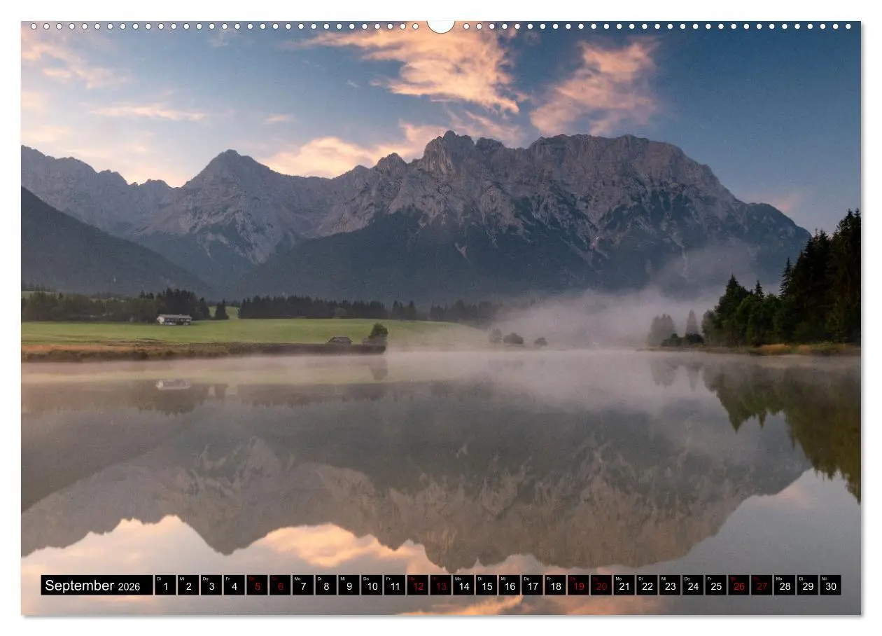 Bild: 9783457488348 | Seen im Werdenfelser Land (Wandkalender 2026 DIN A2 quer), CALVENDO...