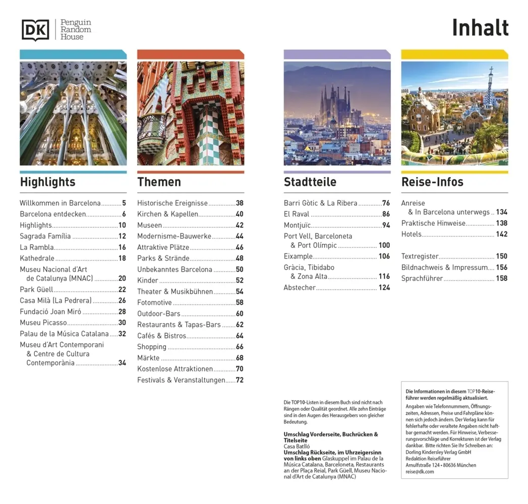 Rückseite: 9783734208348 | TOP10 Reiseführer Barcelona | DK Verlag - Reise | Taschenbuch | 160 S.