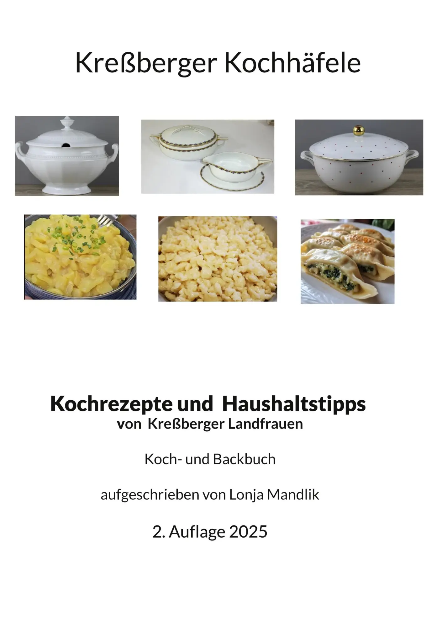 Cover: 9783819208348 | Kreßberger Kochhäfele | Kochrezepte und Haushaltstipps | Lonja Mandlik