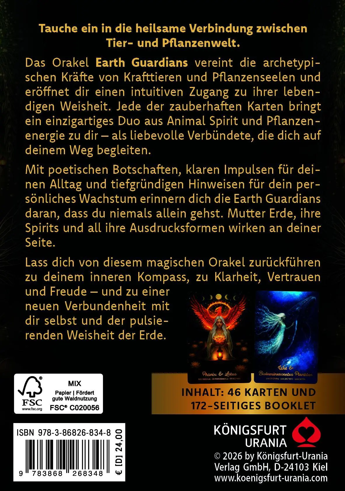 Autor: 9783868268348 | Earth Guardians - Das Orakel der Krafttiere und Pflanzenseelen - 46...