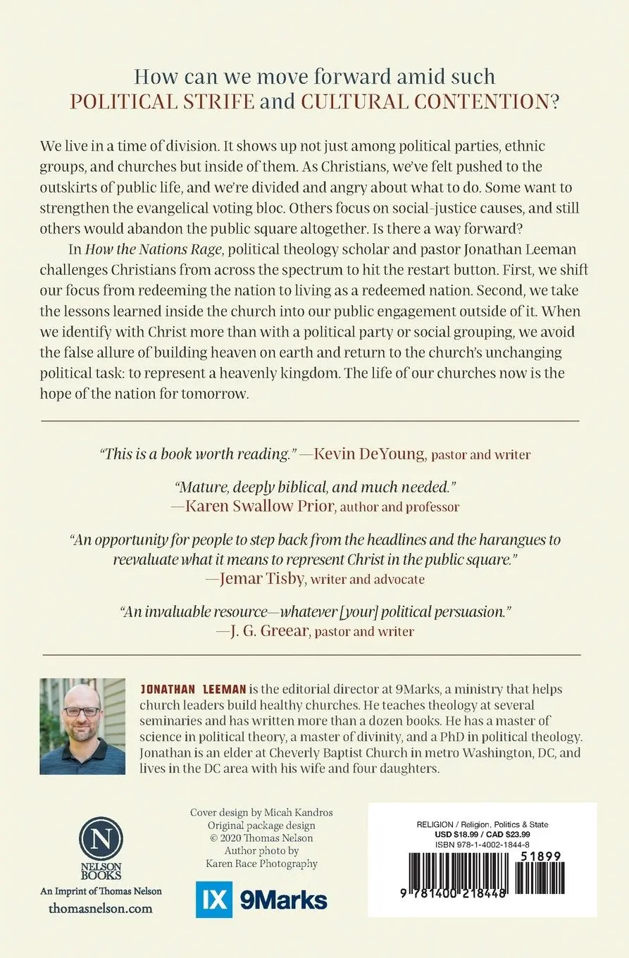 Rückseite: 9781400218448 | How the Nations Rage | Rethinking Faith and Politics in a Divided Age