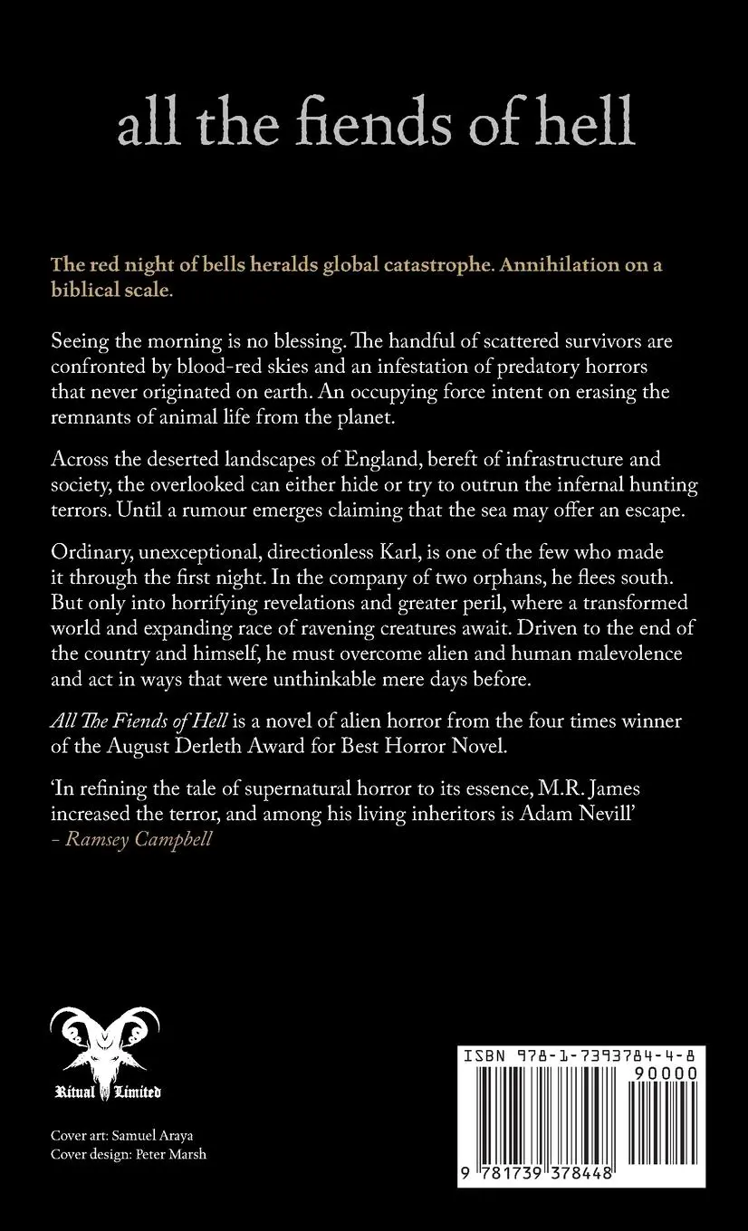 Rückseite: 9781739378448 | All the Fiends of Hell | Adam Nevill | Buch | Englisch | 2024