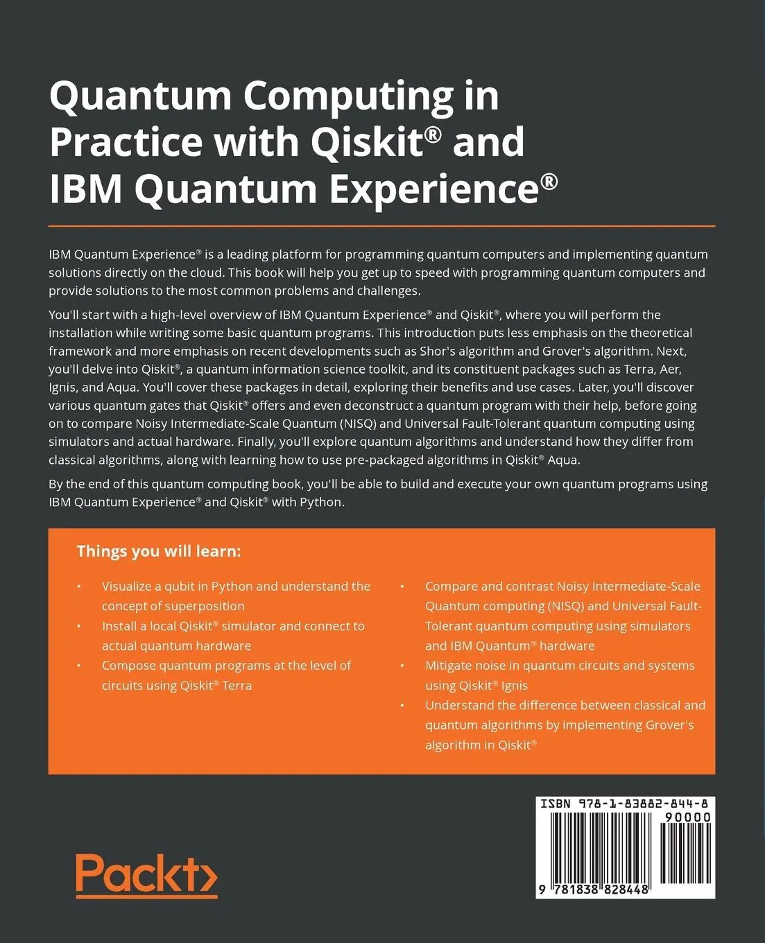 Rückseite: 9781838828448 | Quantum Computing in Practice with Qiskit® and IBM Quantum Experience®