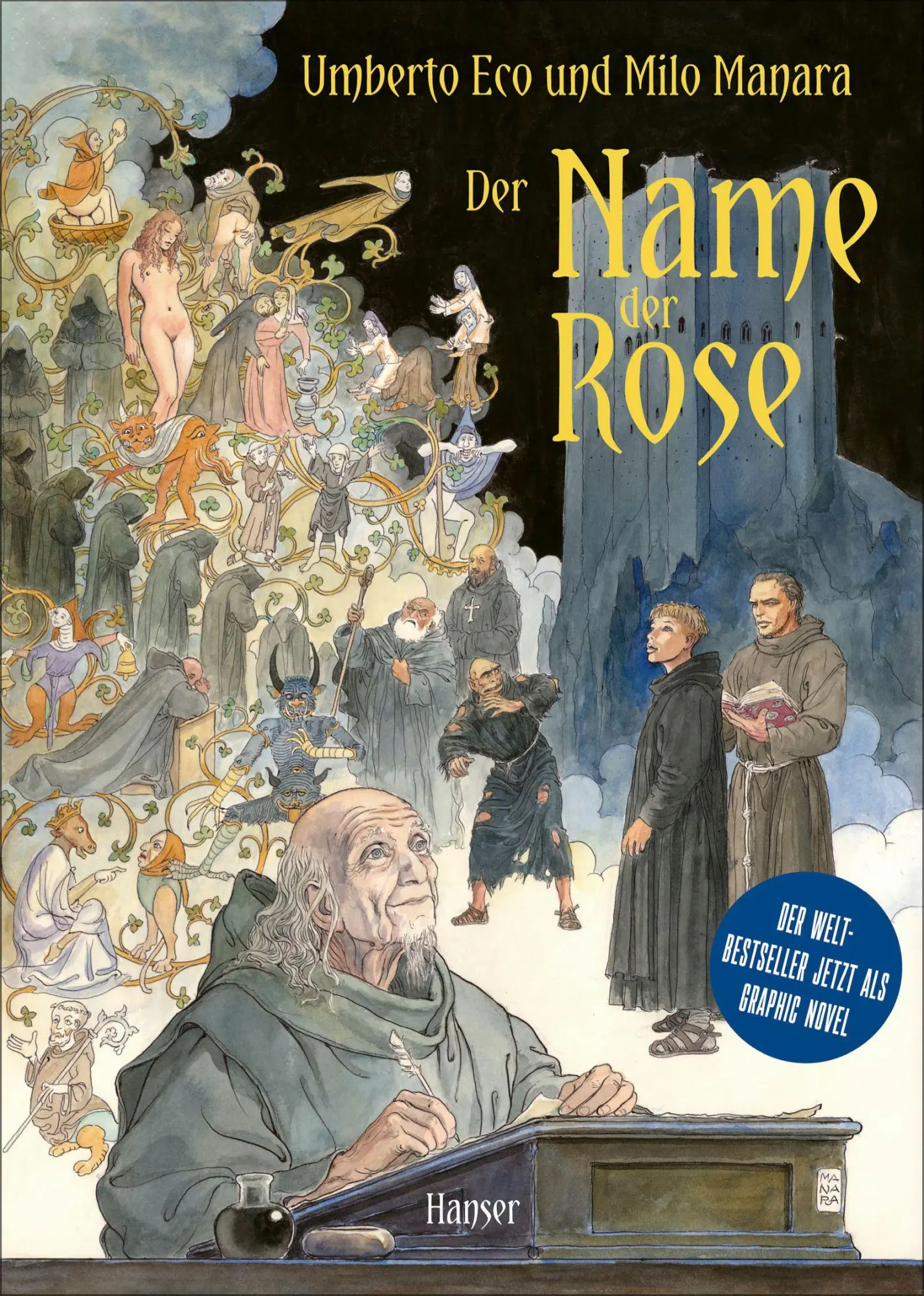 Cover: 9783446278448 | Der Name der Rose | Graphic Novel | Umberto Eco (u. a.) | Buch | 2026