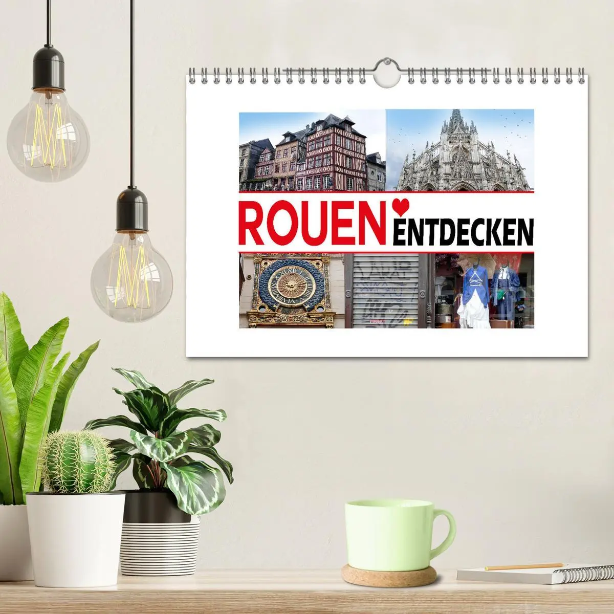 Bild: 9783457308448 | Rouen entdecken (Wandkalender 2026 DIN A4 quer), CALVENDO...