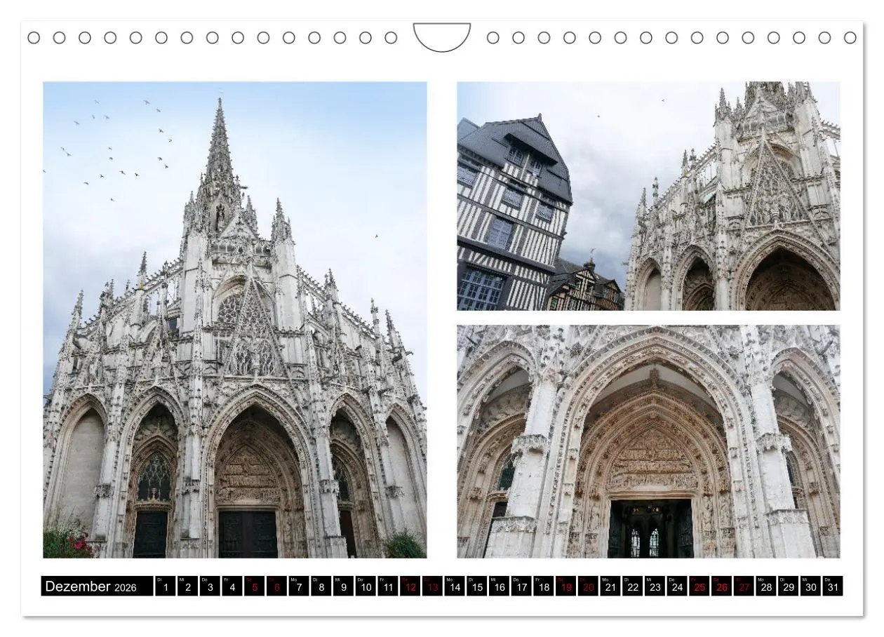 Bild: 9783457308448 | Rouen entdecken (Wandkalender 2026 DIN A4 quer), CALVENDO...