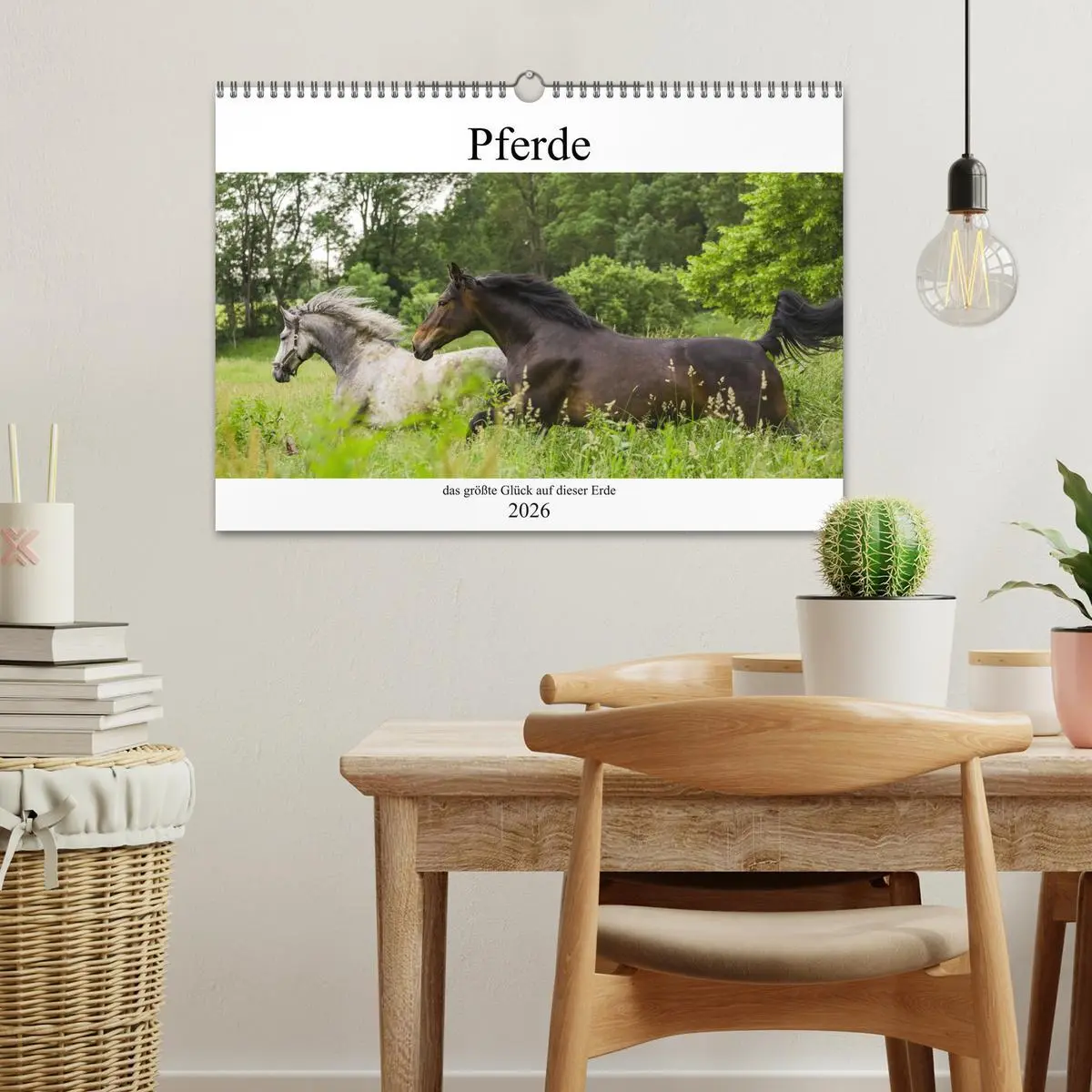 Bild: 9783457618448 | Pferde, das größte Glück auf dieser Erde (Wandkalender 2026 DIN A3...