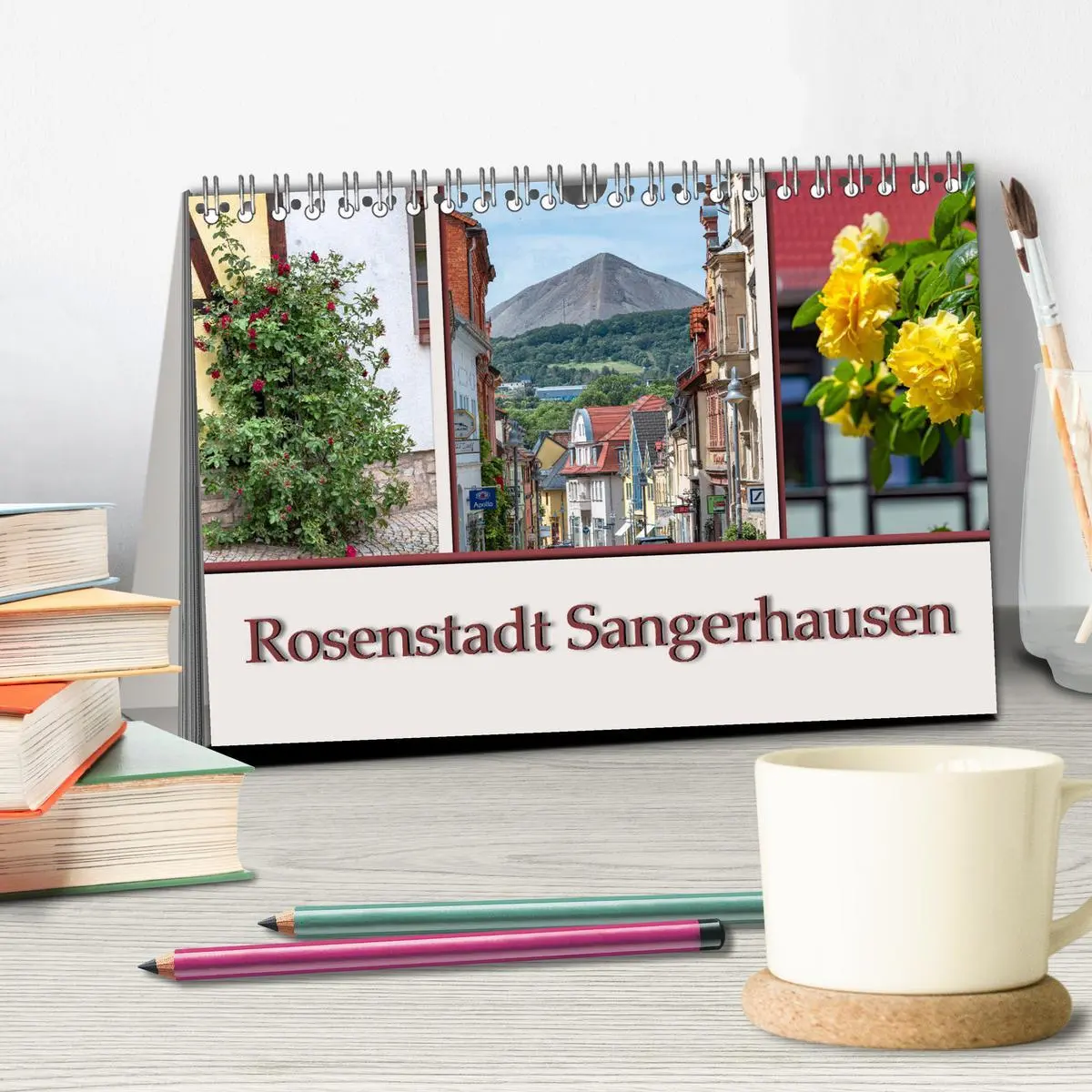 Bild: 9783457788448 | Rosenstadt Sangerhausen (Tischkalender 2026 DIN A5 quer), CALVENDO...