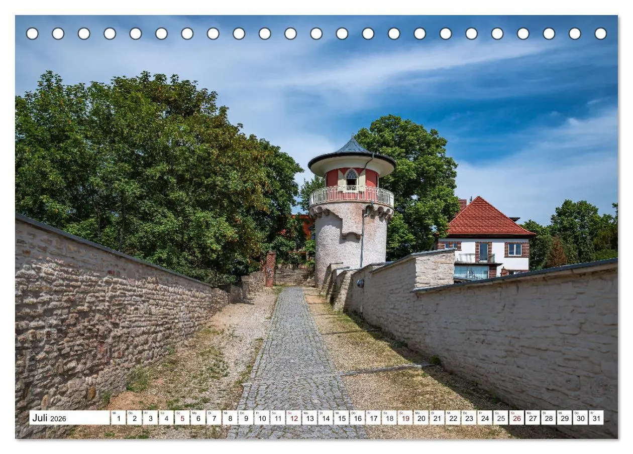 Bild: 9783457788448 | Rosenstadt Sangerhausen (Tischkalender 2026 DIN A5 quer), CALVENDO...