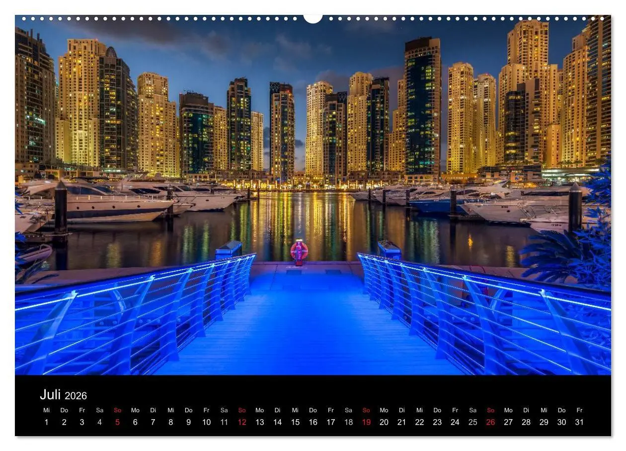 Bild: 9783516018448 | Dubai in Bildern (Wandkalender 2026 DIN A2 quer), CALVENDO...