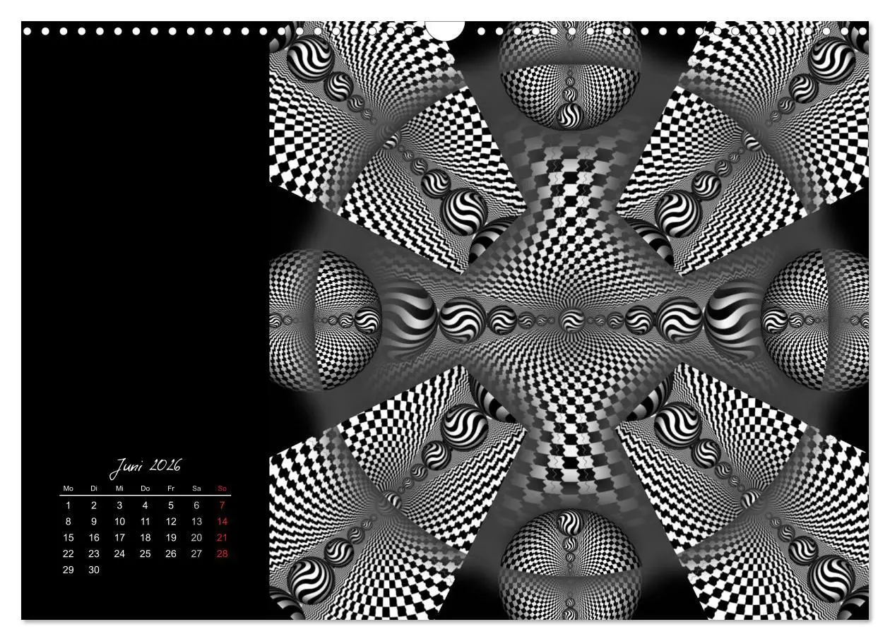 Bild: 9783516188448 | Schwarz trifft Weiß (Wandkalender 2026 DIN A3 quer), CALVENDO...