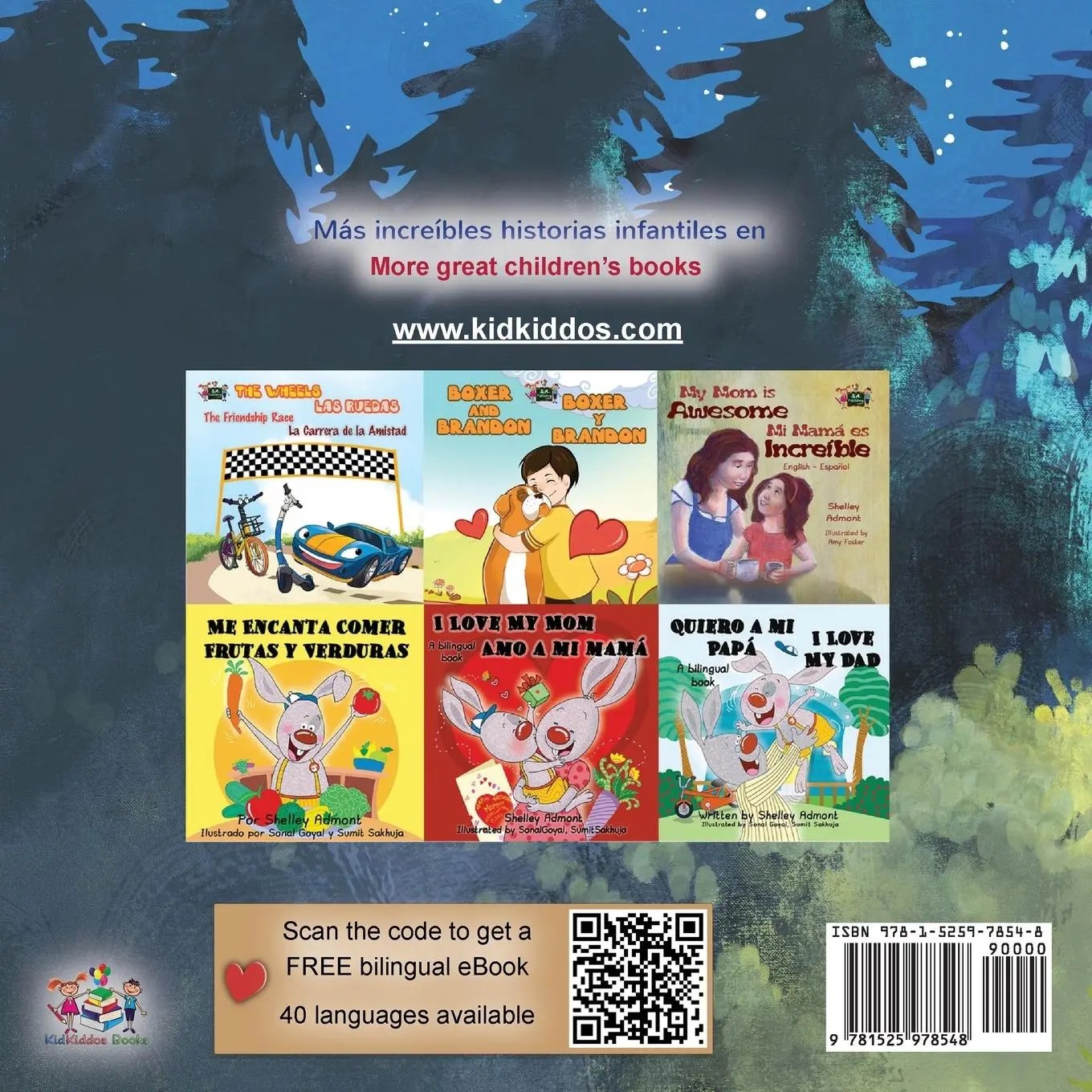 Rückseite: 9781525978548 | Under the Stars (Spanish English Bilingual Kids Book) | Taschenbuch