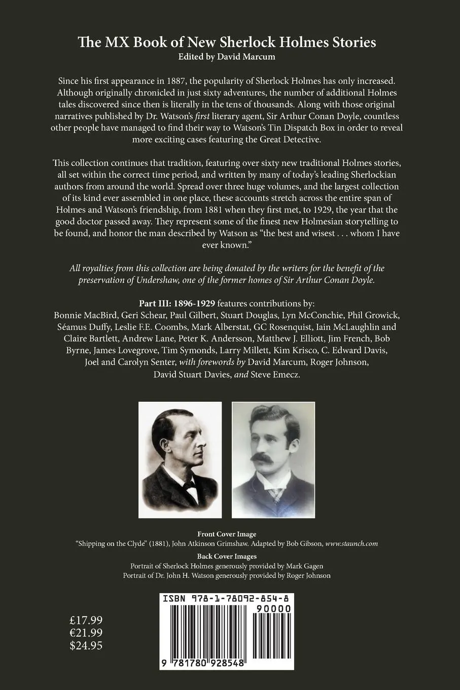 Rückseite: 9781780928548 | The MX Book of New Sherlock Holmes Stories Part III | 1896 to 1929