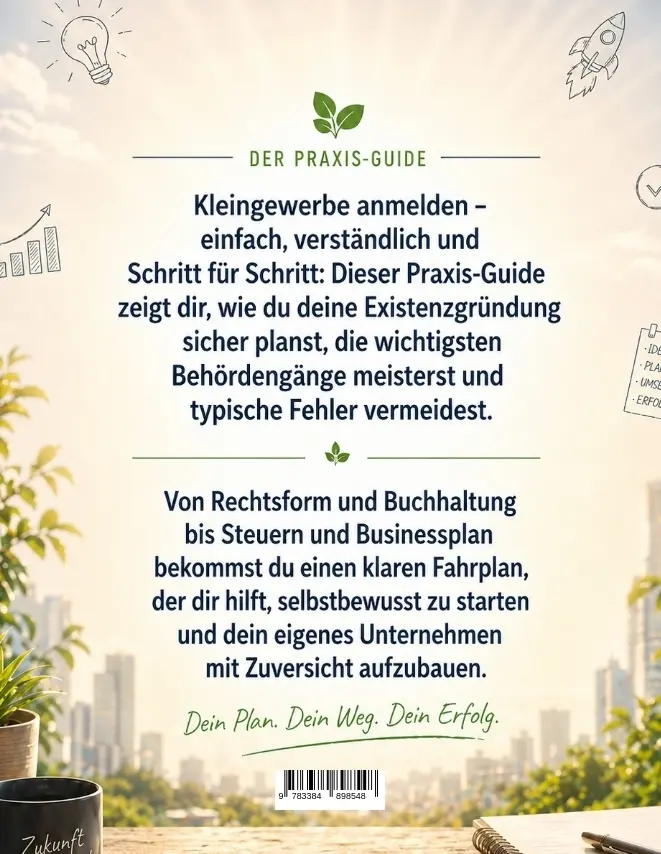 Bild: 9783384898548 | Kleingewerbe anmelden - der Praxis-Guide | Dominik Mikulaschek | Buch