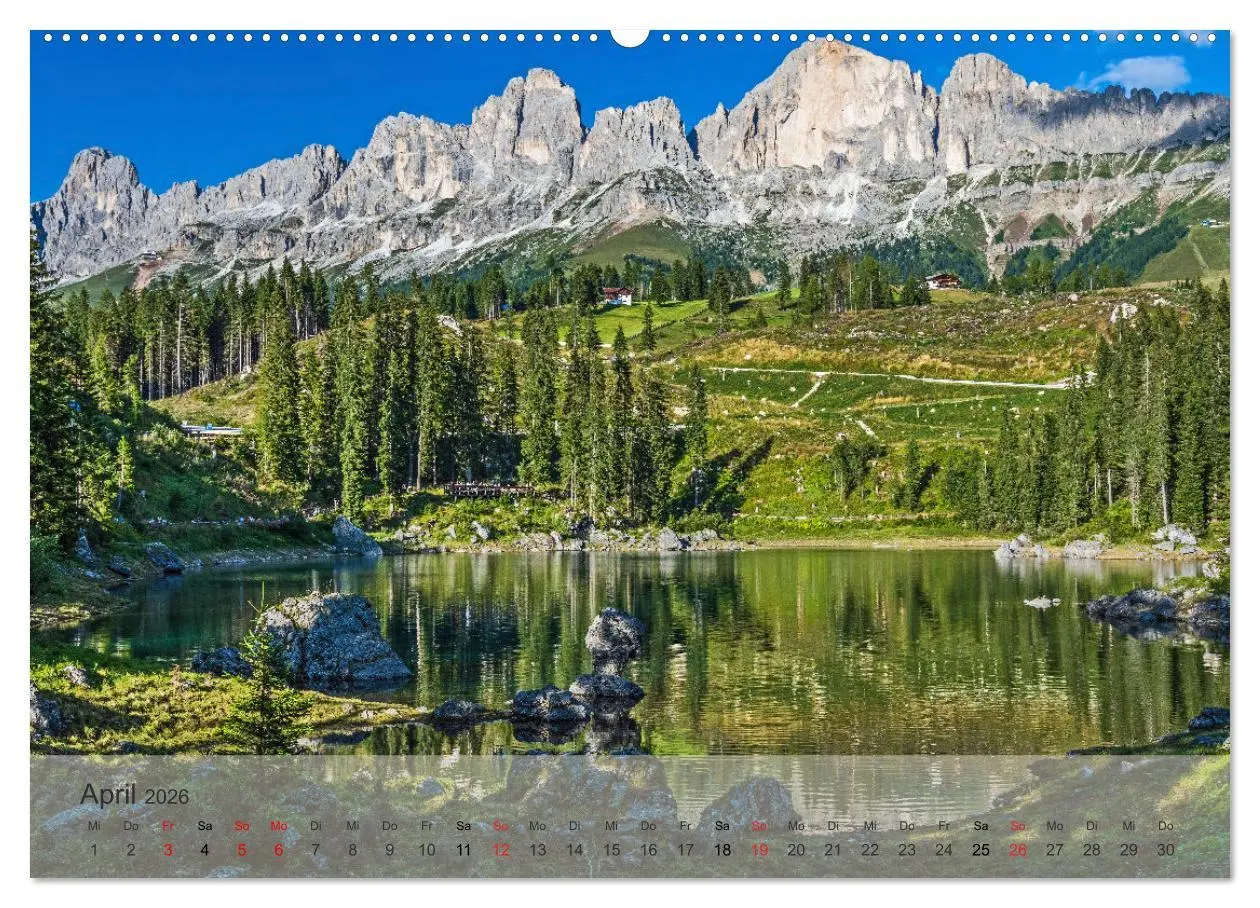 Bild: 9783457778548 | Dolomiten - Bezaubernde Giganten (Wandkalender 2026 DIN A2 quer),...