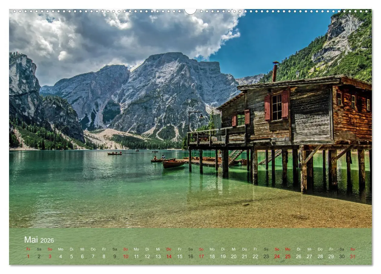 Bild: 9783457778548 | Dolomiten - Bezaubernde Giganten (Wandkalender 2026 DIN A2 quer),...