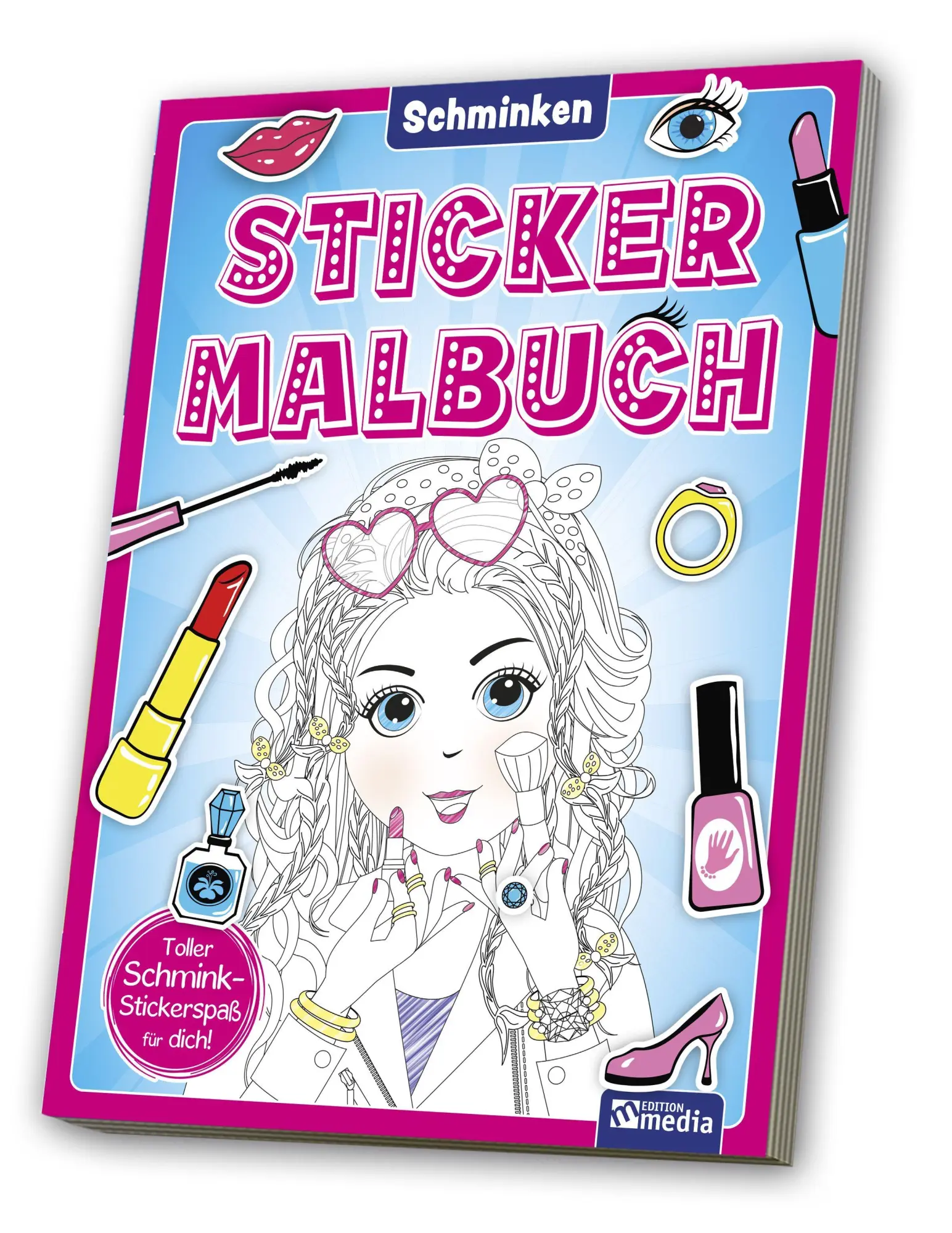Cover: 4019393988648 | Mal- &amp; Stickerbuch: Schminken | media Verlagsgsellschaft mbH | Deutsch