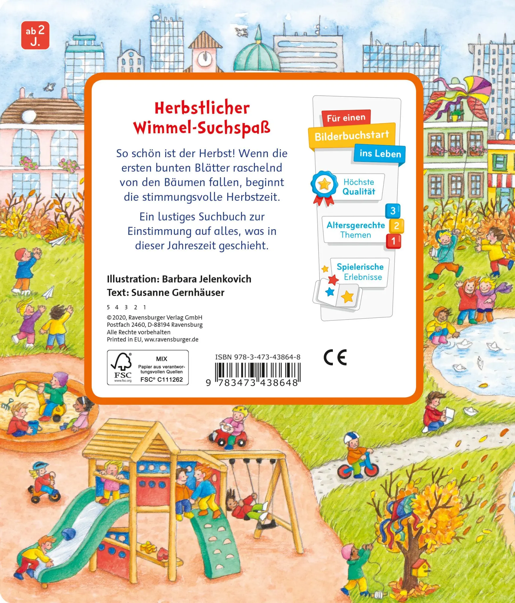 Rückseite: 9783473438648 | Sachen suchen: Im Herbst | Susanne Gernhäuser | Buch | Sachen suchen