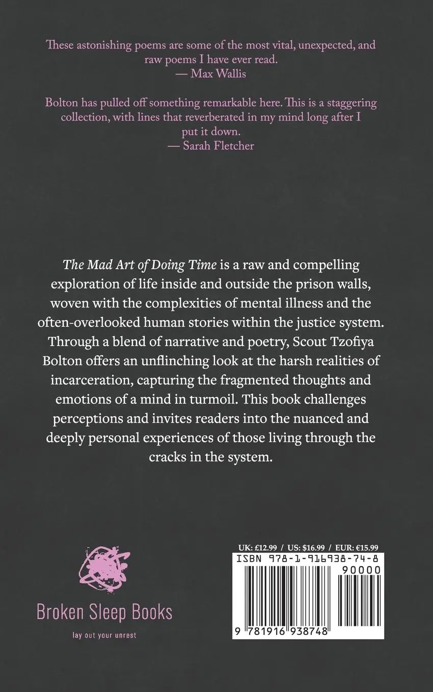 Rückseite: 9781916938748 | The Mad Art of Doing Time | Scout Tzofiya Bolton | Taschenbuch | 2025
