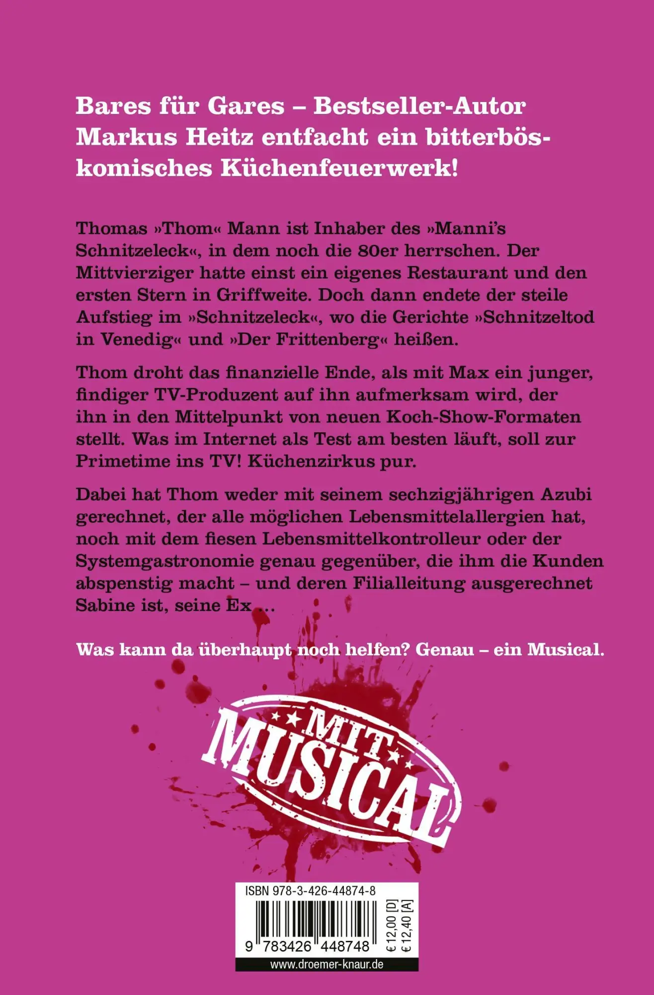 Rückseite: 9783426448748 | Schnitzel Surprise | Markus Heitz | Taschenbuch | 352 S. | Deutsch