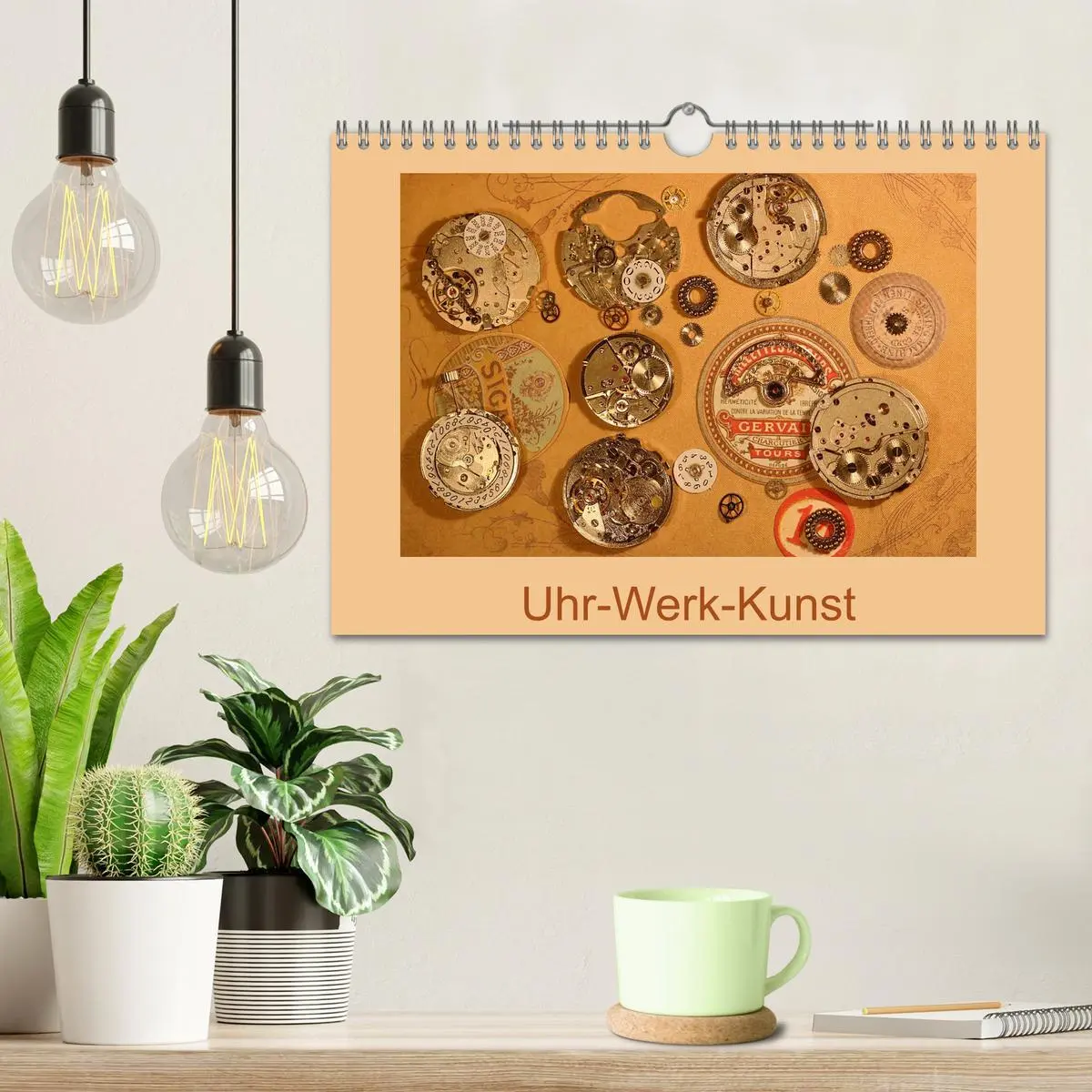 Bild: 9783457828748 | Uhr-Werk-Kunst (Wandkalender 2026 DIN A4 quer), CALVENDO...