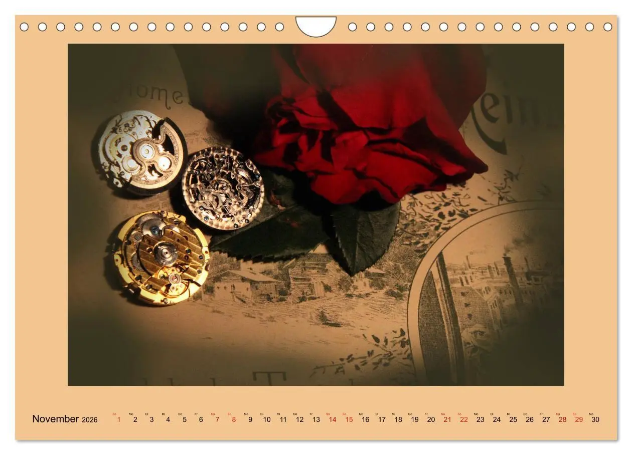 Bild: 9783457828748 | Uhr-Werk-Kunst (Wandkalender 2026 DIN A4 quer), CALVENDO...