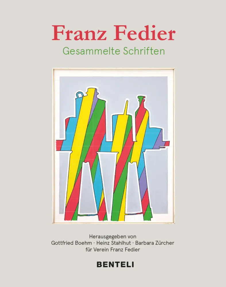 Cover: 9783716518748 | Franz Fedier: Gesammelte Schriften | Gottfried Boehm (u. a.) | Buch
