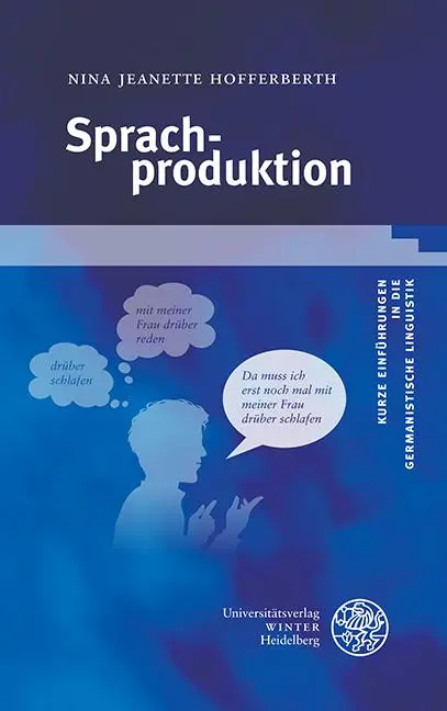 Cover: 9783825348748 | Sprachproduktion | Nina Jeanette Hofferberth | Taschenbuch | VIII