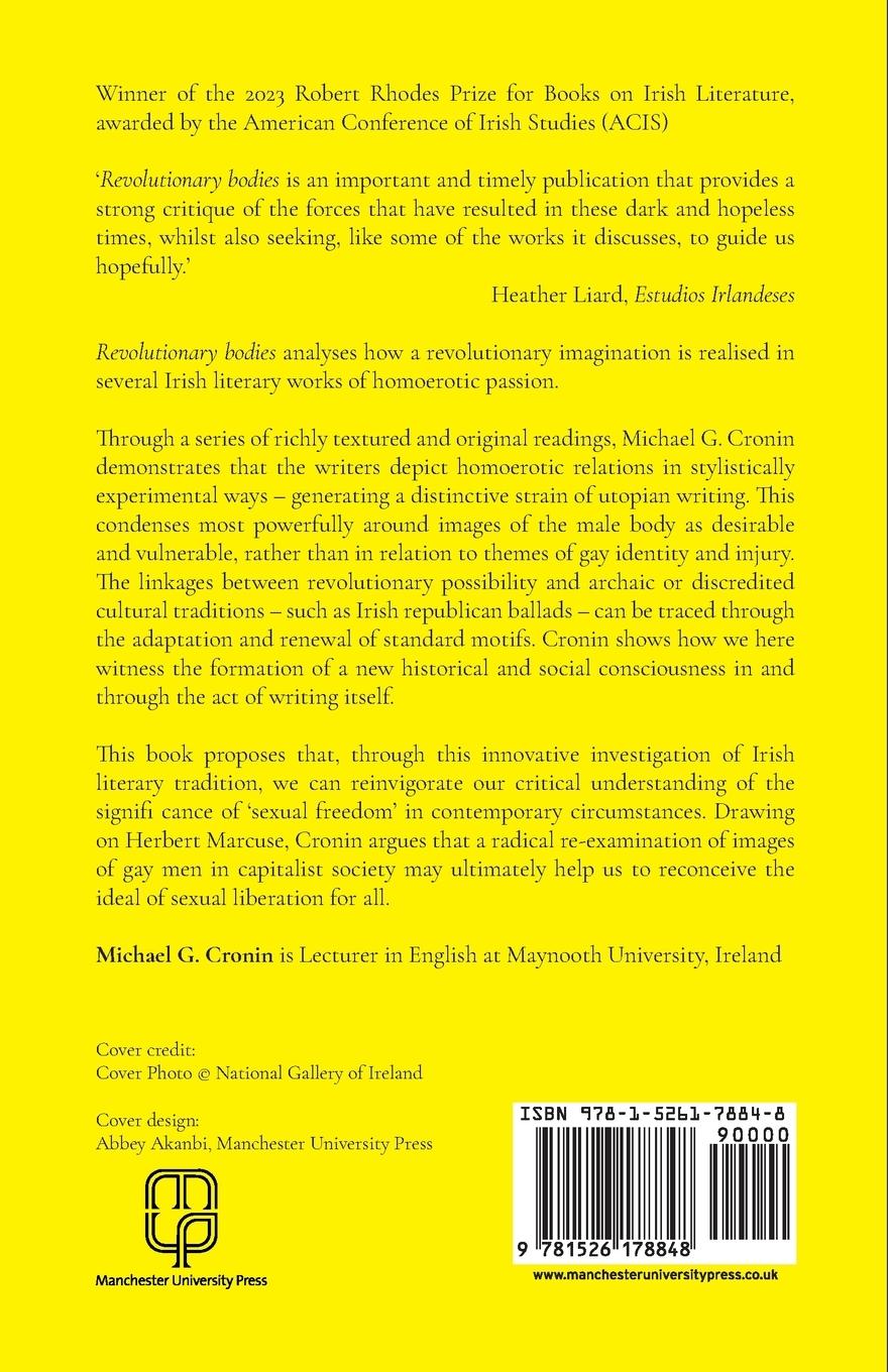 Rückseite: 9781526178848 | Revolutionary bodies | Michael G. Cronin | Taschenbuch | Englisch